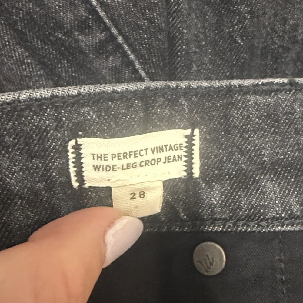 Madewell Jeans size 28 vintage wide leg crop - Picture 2 of 5